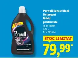 Lidl Perwoll Renew Black Detergent Ofertă