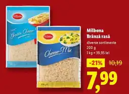 Lidl Milbona Brânză rașă Ofertă