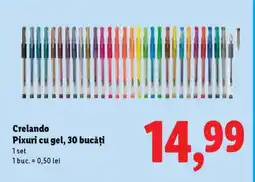 Lidl Crelando Pixuri cu gel, 30 bucăți Ofertă