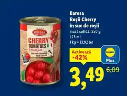 Lidl Baresa Roșii Cherry în suc de roșii Ofertă