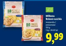 Lidl Milbona Brânză rasă bio Ofertă