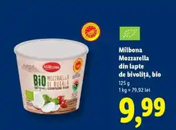 Lidl Milbona Mozzarella din lapte de bivoliță, bio Ofertă