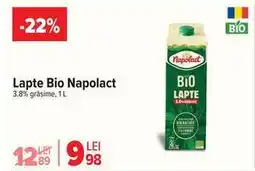 Carrefour Lapte Bio Napolact Ofertă