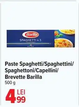 Carrefour Paste Spaghetti/Spaghettini/Spaghettoni/Capellini/Brevette Barilla Ofertă