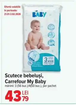 Carrefour Scutece bebeluși, Carrefour My Baby Ofertă