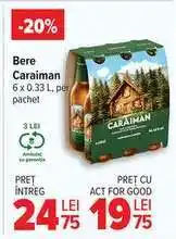Carrefour Bere Caraiman Ofertă