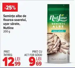 Carrefour Semințe albe de floarea-soarelui, ușor sărate, Nutline Ofertă