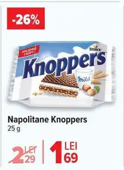 Carrefour Napolitane Knoppers Ofertă