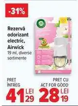 Carrefour Rezervă odorizant electric AIRWICK Ofertă