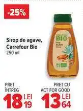 Carrefour Sirop de agave Carrefour Bio Ofertă
