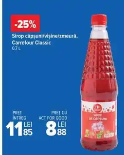 Carrefour Sirop căpșuni/vișine/zmeură, Carrefour Classic Ofertă