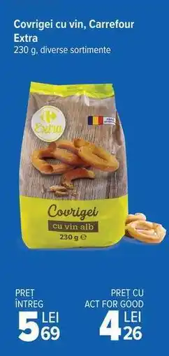 Carrefour Covrigei cu vin, Carrefour Extra Ofertă