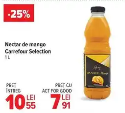 Carrefour Nectar de mango Carrefour Selection Ofertă