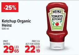 Carrefour Ketchup Organic Heinz Ofertă