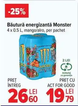 Carrefour Băutură energizantă Monster Ofertă