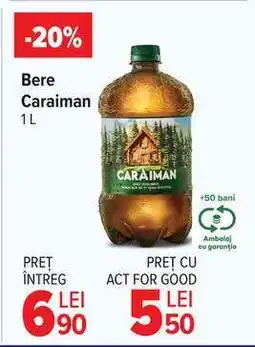 Carrefour Bere Caraiman 1L Ofertă