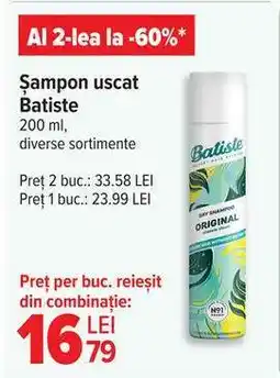 Carrefour Șampon uscat Batiste Ofertă