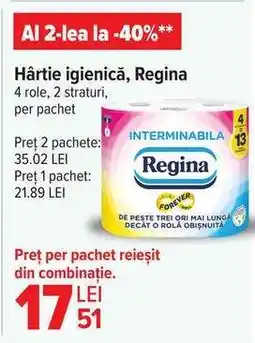 Carrefour Hârtie igienică, Regina Ofertă
