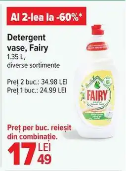 Carrefour Detergent vase, Fairy Ofertă