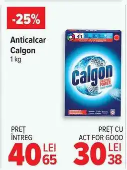 Carrefour Anticalcar Calgon 1 kg Ofertă