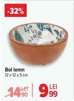 Carrefour Bol lemn Ofertă