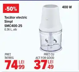 Carrefour Tocător electric Simpl SMC400-25 Ofertă