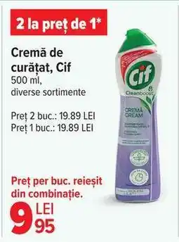 Carrefour Cremă de curățat Cif Ofertă