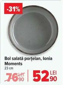 Carrefour Bol salată porțelan, Ionia Moments Ofertă