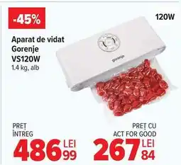 Carrefour Aparat de vidat Gorenje VS120W Ofertă