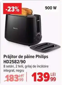 Carrefour Prăjitor de pâine Philips HD2582/90 Ofertă