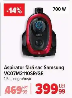 Carrefour Aspirator fără sac Samsung VC07M2110SR/GE Ofertă