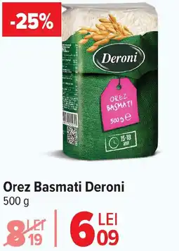 Carrefour Orez Basmati Deroni Ofertă