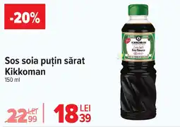 Carrefour Sos soia puţin sărat Kikkoman Ofertă