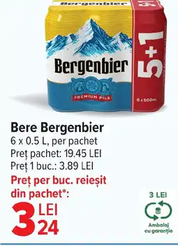 Carrefour Bere Bergenbier Ofertă