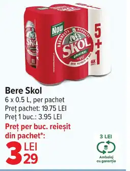 Carrefour Bere Skol Ofertă