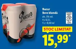 Lidl Bucur Bere blondǎ Ofertă