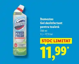 Lidl Domestos Gel dezinfectant pentru toaletă Ofertă