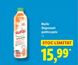Lidl Nufǎr Degresant pentru pete Ofertă