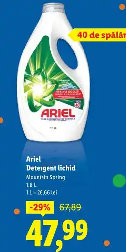 Lidl Ariel Detergent lichid Ofertă