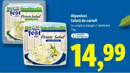 Lidl Alpenfest Salată de cartofi Ofertă