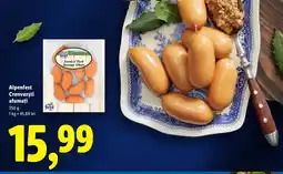 Lidl Alpenfest Crenvursti afumați Ofertă