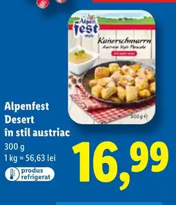 Lidl Alpenfest Desert în stil austriac Ofertă
