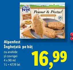 Lidl Alpenfest Îngheţată pe băț Ofertă