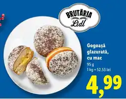 Lidl Gogoaşă glazurată, cu mac Ofertă
