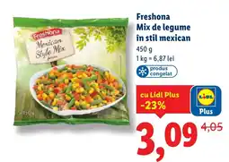 Lidl Freshona Mix de legume în stil mexican Ofertă
