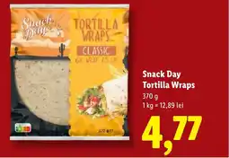 Lidl Snack Day Tortilla Wraps Ofertă