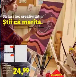 Lidl Crelando Pânză pictură Ofertă