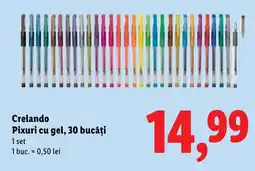 Lidl Crelando Pixuri cu gel Ofertă
