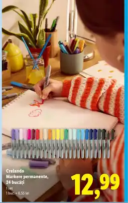 Lidl Crelando Markere permanente Ofertă