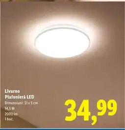Lidl Livarno Plafonieră LED Ofertă
